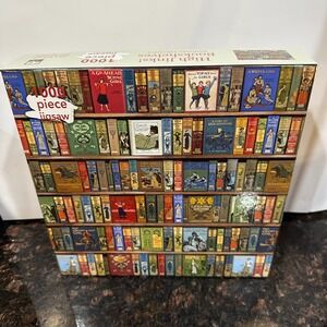 Flame Tree High Jinks Bookshelves Bodleian 1000 Piece Jigsaw Puzzle 29x20 in